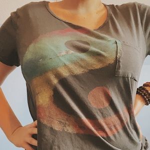 Hippie distressed tee